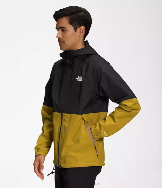 tnf noir/or minéral Hommes The North Face sweat à capuche de pluie antora 62XR1196