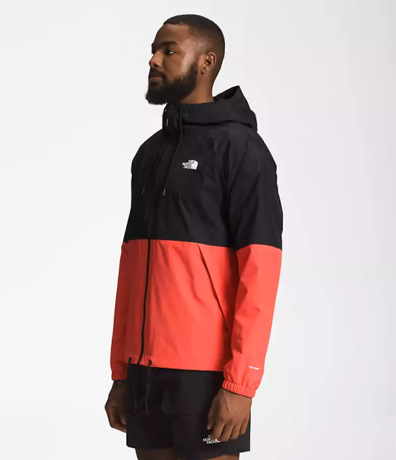 tnf noir/orange rétro Hommes The North Face sweat à capuche de pluie antora 62XR1200