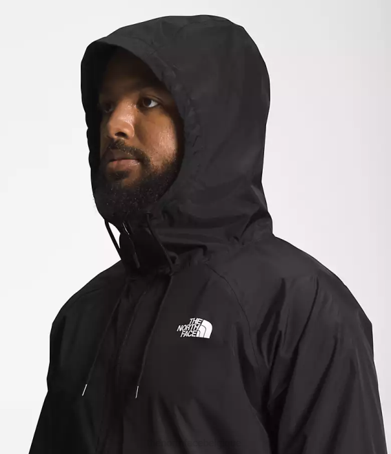 tnf noir/orange rétro Hommes The North Face sweat à capuche de pluie antora 62XR1200