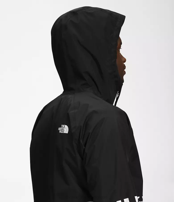 tnf noir/tnf noir imprimé Hommes The North Face sweat à capuche de pluie antora 62XR1199