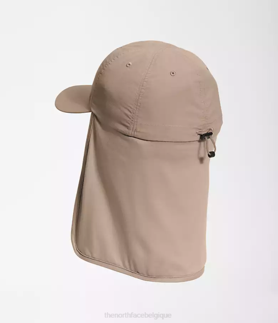 beige dune unisexe The North Face chapeau pare-soleil horizon 62XR366