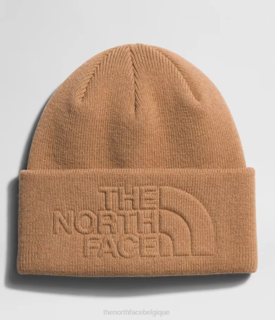 beurre d'amande unisexe The North Face bonnet urbain à relief 62XR1138