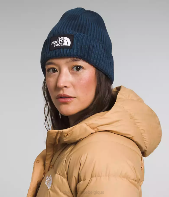 bleu ombragé unisexe The North Face bonnet à logo tie-dye 62XR793