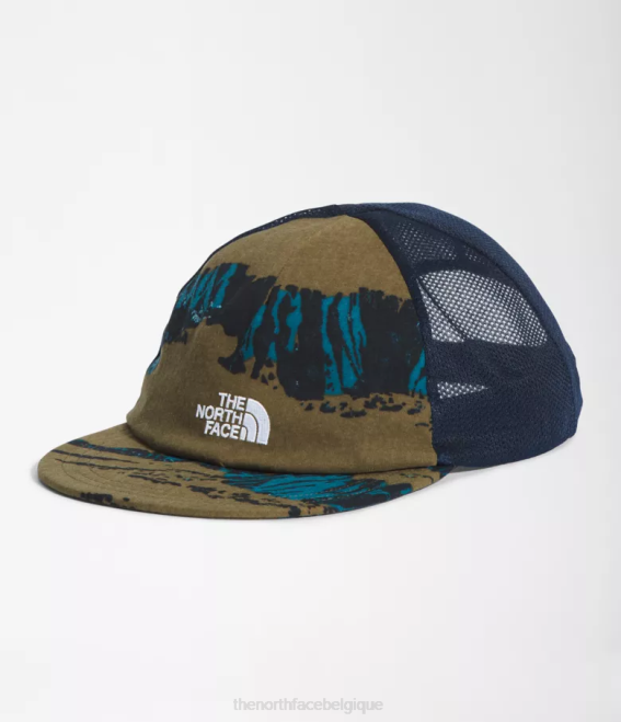 imprimé camouflage ravin olive militaire unisexe The North Face casquette de camionneur classe v 62XR42