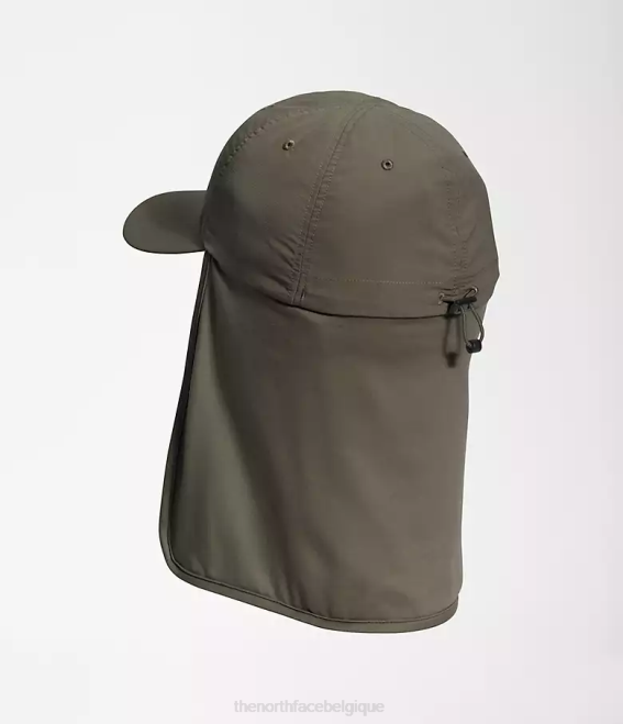 nouveau vert taupe unisexe The North Face chapeau pare-soleil horizon 62XR367
