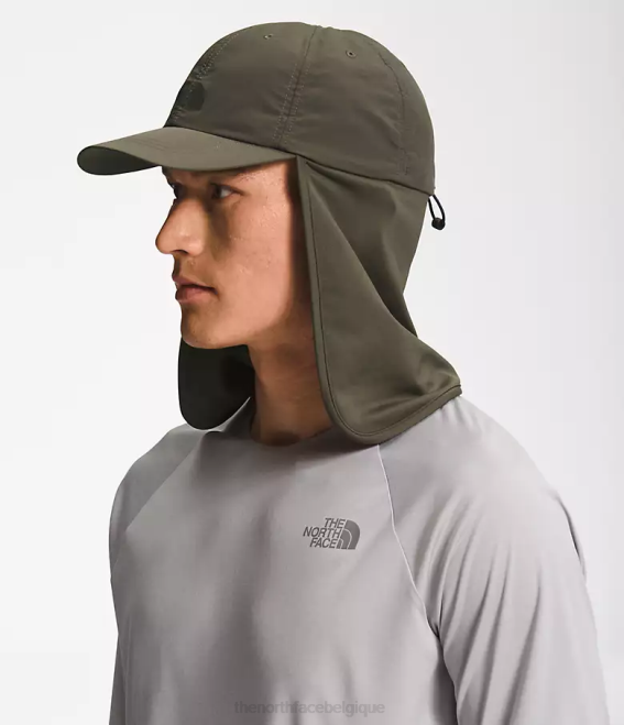nouveau vert taupe unisexe The North Face chapeau pare-soleil horizon 62XR367