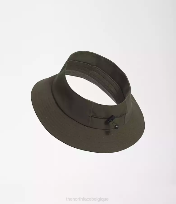 nouveau vert taupe unisexe The North Face seau à nœud supérieur de classe V 62XR339
