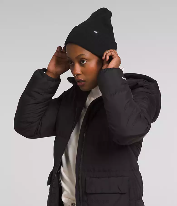 tnf noir unisexe The North Face bonnet à revers urbain 62XR559