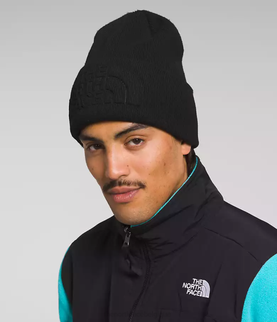 tnf noir unisexe The North Face bonnet urbain à relief 62XR1139