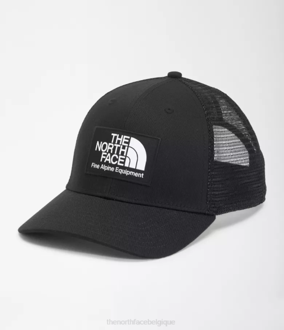 tnf noir unisexe The North Face casquette de camionneur mudder à coupe profonde 62XR721