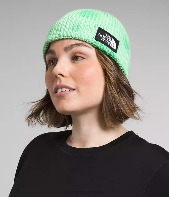 vert de chlorophylle unisexe The North Face bonnet à logo tie-dye 62XR795