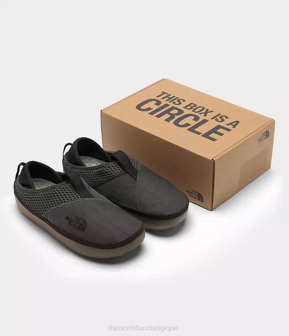 nouveau vert taupe/noir tnf unisexe The North Face mules du camp de base 62XR423